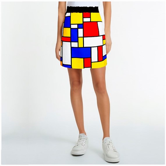 Falda corta, Mondrian ropa.