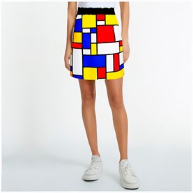 Falda corta, Mondrian ropa.